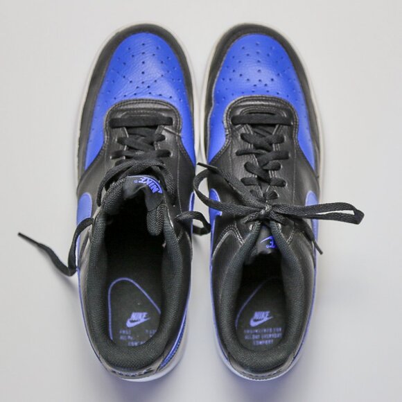 Nike Court Vision Low Black Game Royal - Men's Size 11.5 - Picture 1 of 6